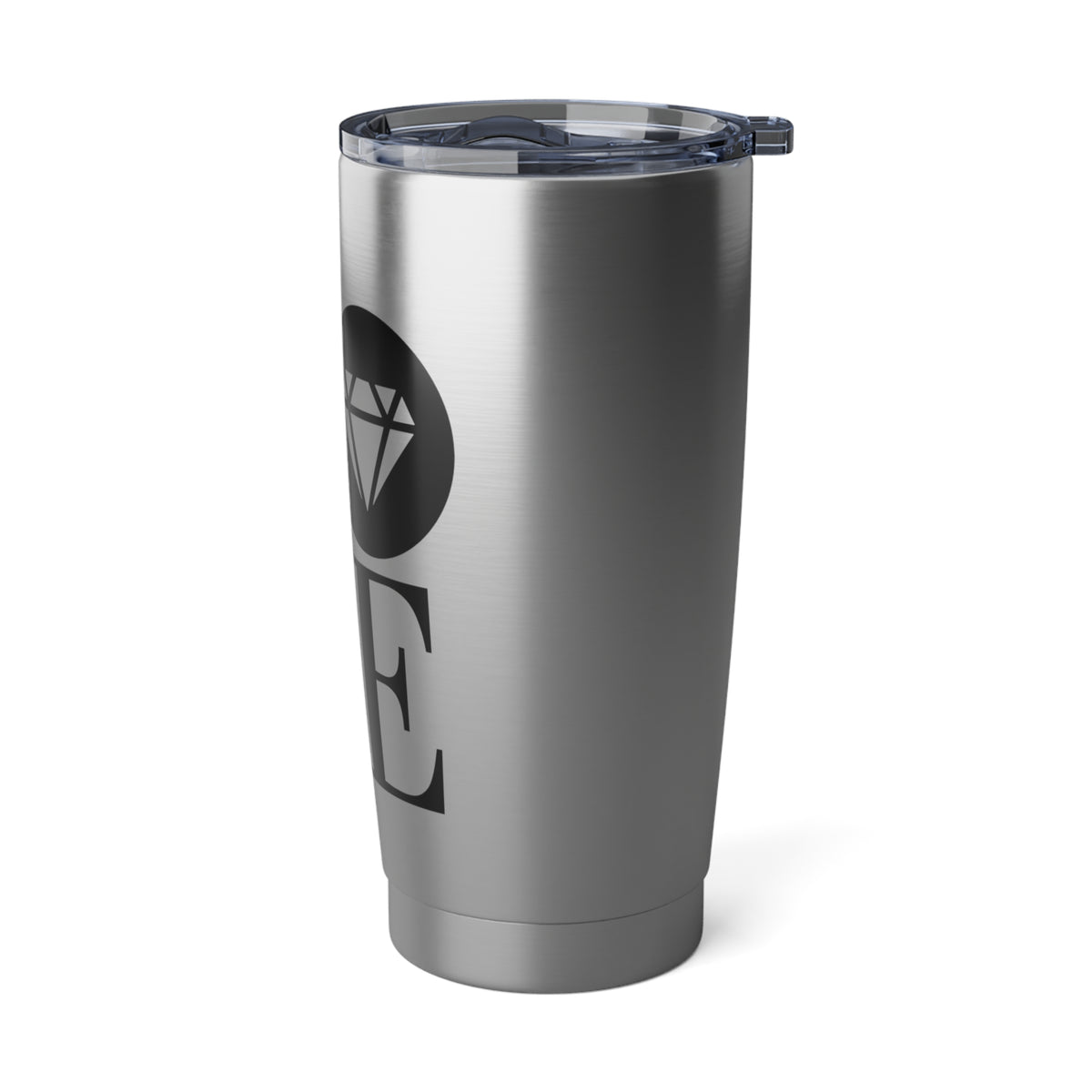 20oz Gemstone LOVE stainless steel insulated tumbler, additional view