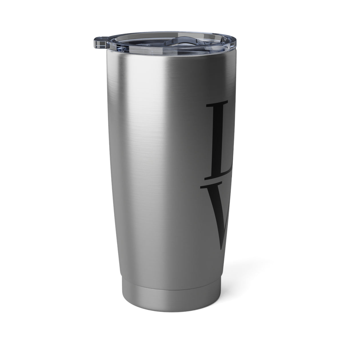 20oz Gemstone LOVE stainless steel insulated tumbler, additional view