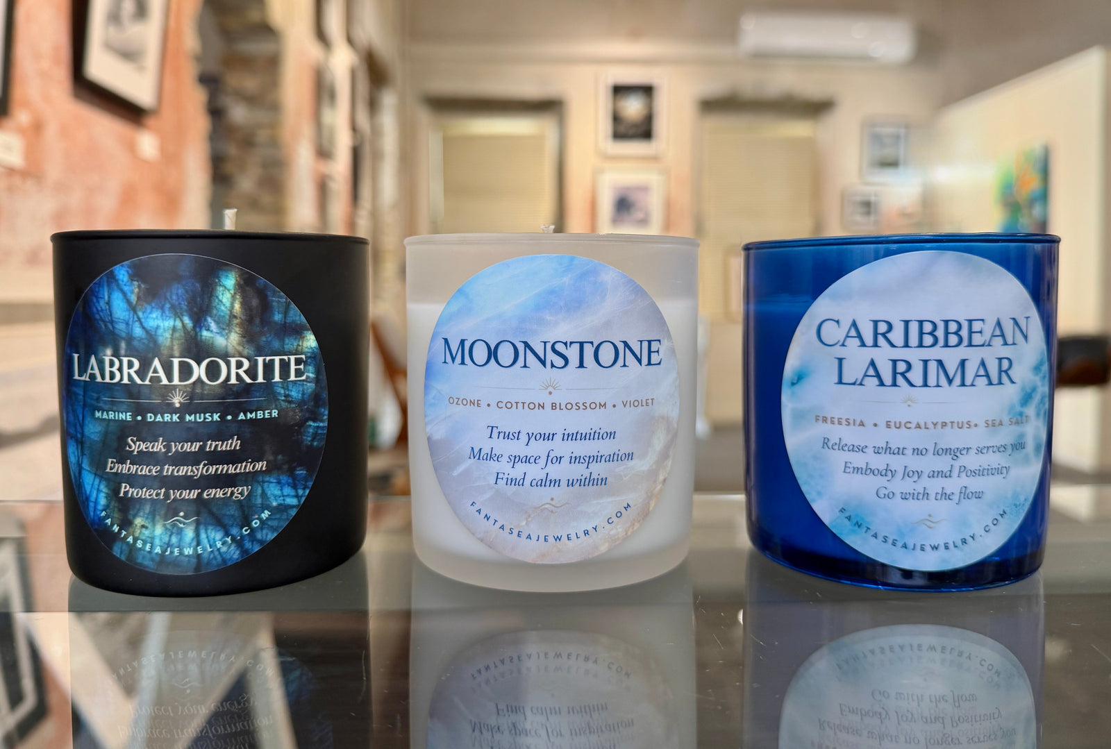 Gemstone Candles