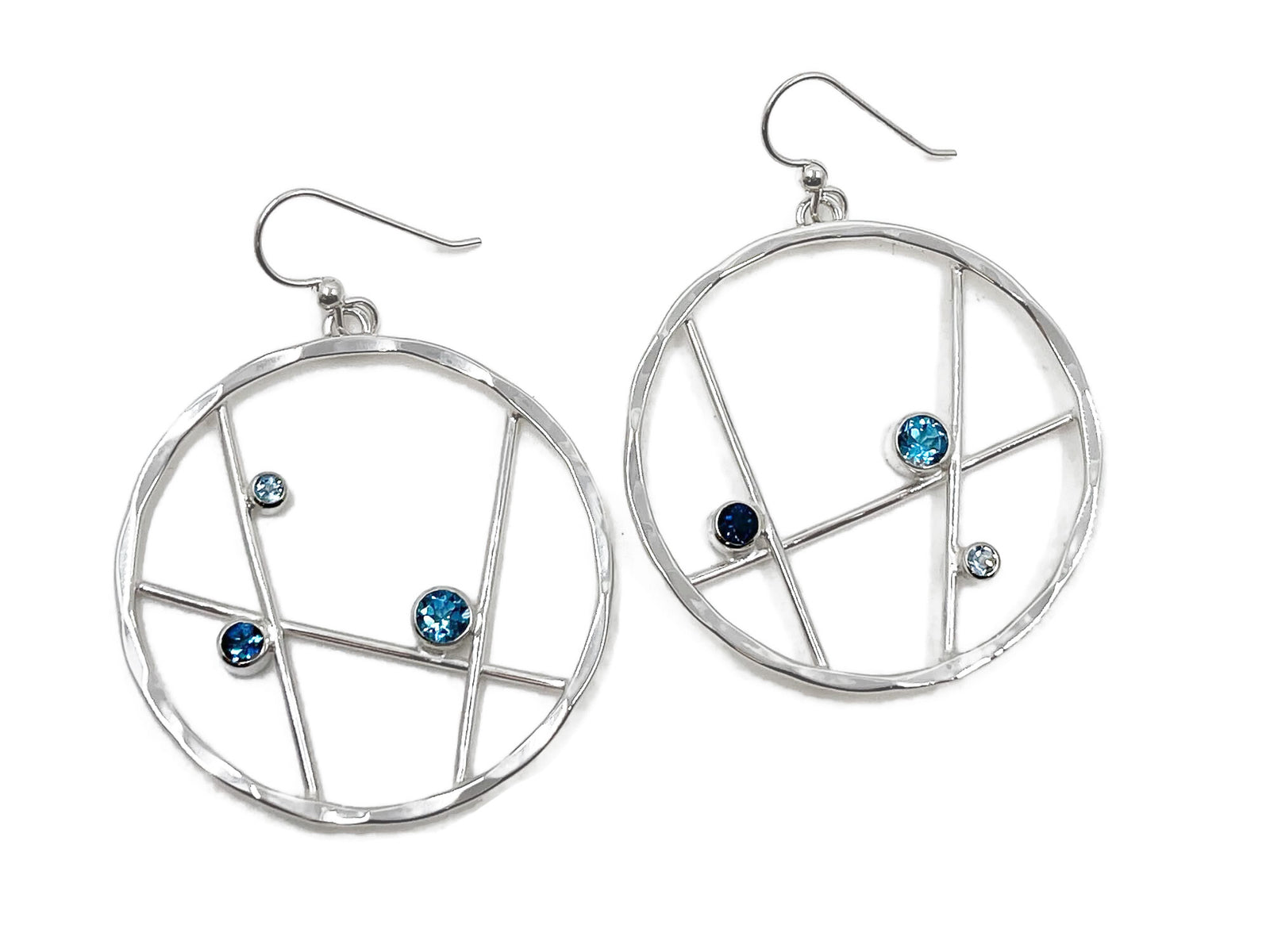 Gem Catcher Hoop Earrings