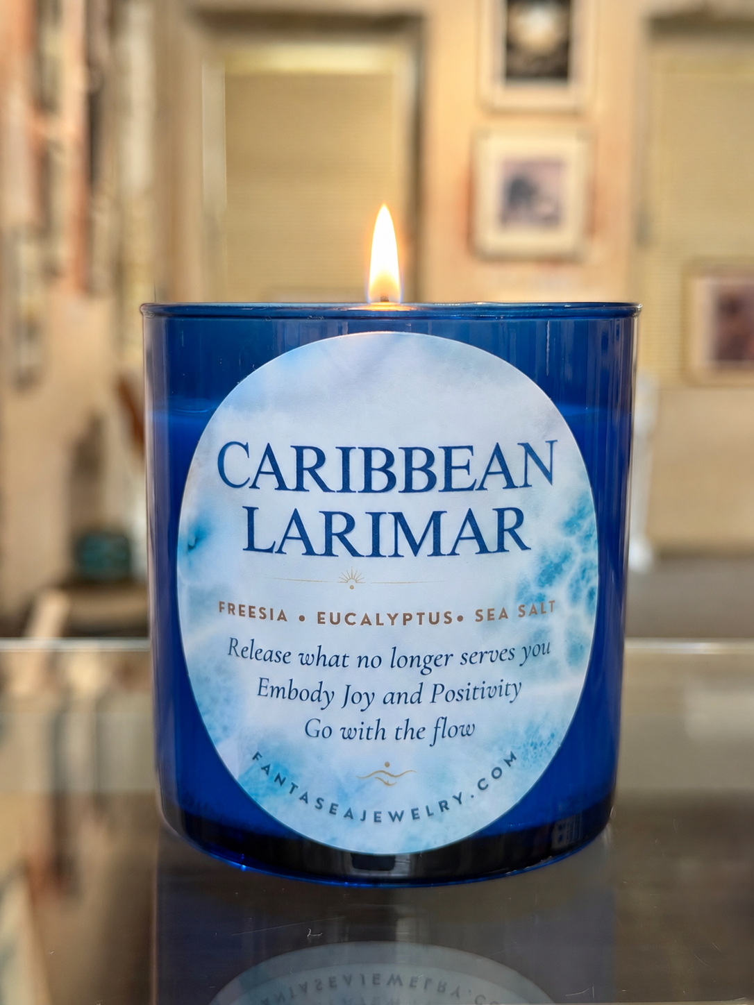 Larimar Candle