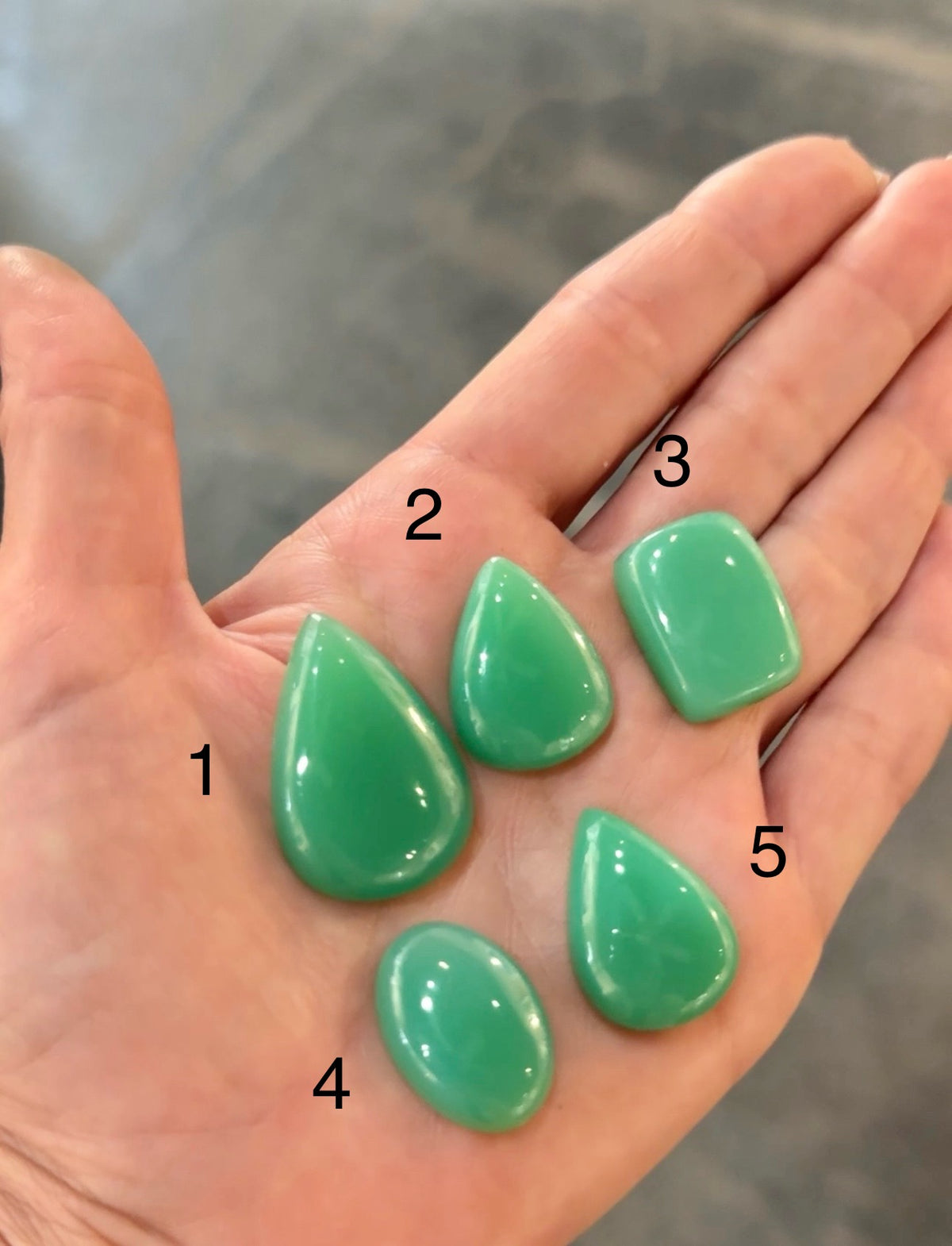 Chrysoprase Cabochon Loose Stones