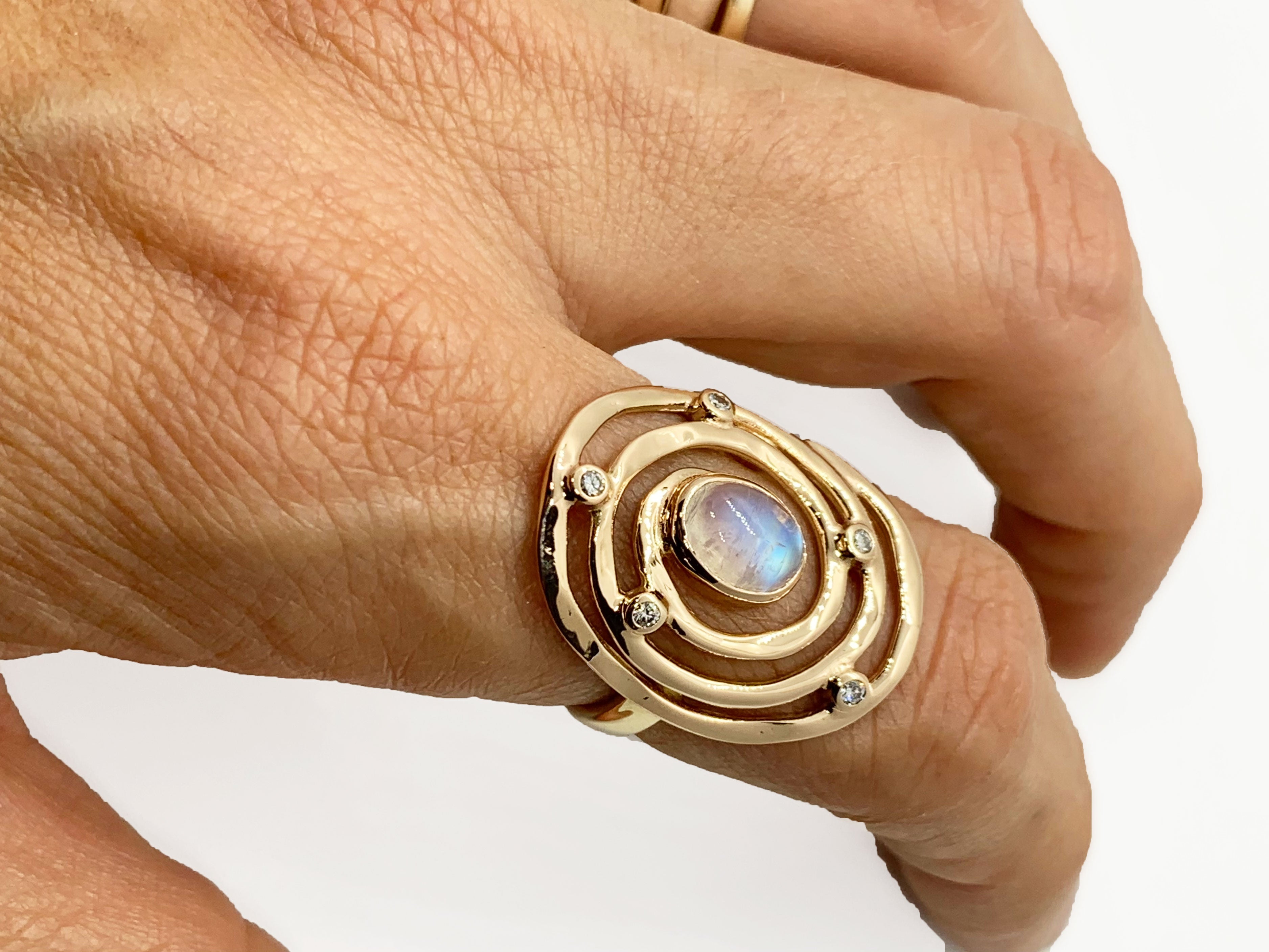 Moonstone thumb ring online